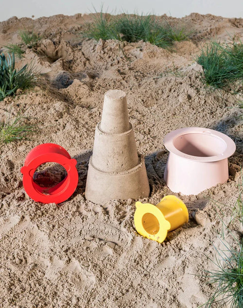 Quut Alto Sandcastle Creator Set - Cherry + Banana + Pink