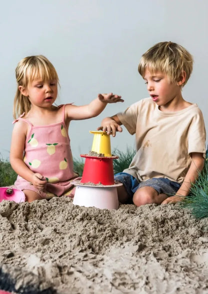 Quut Alto Sandcastle Creator Set - Cherry + Banana + Pink