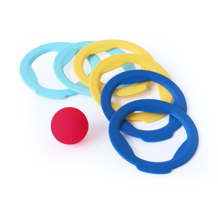 Quut RINGO Beach Play Set with 6 Rings + Ball