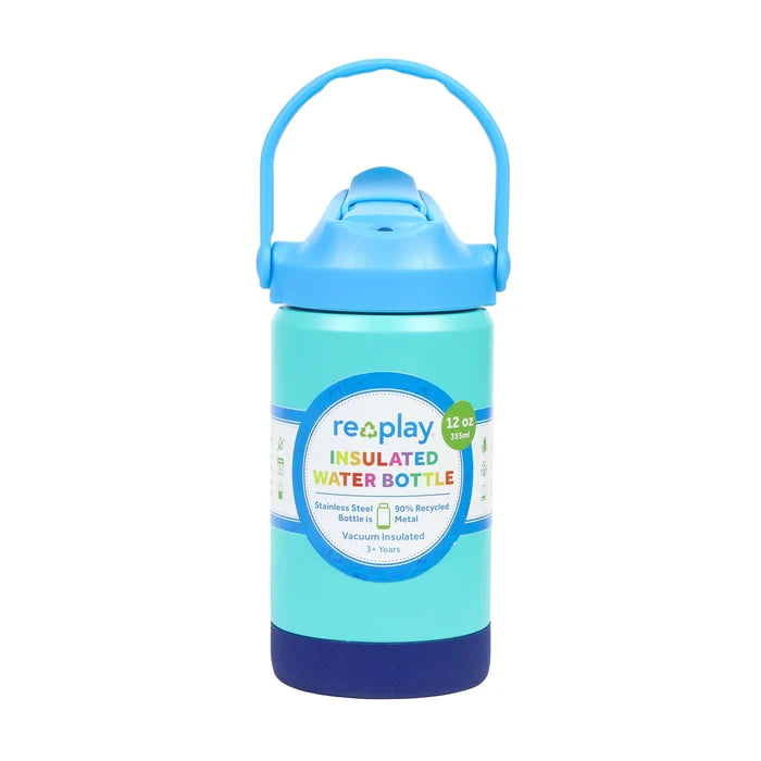 Re-Play 355ml Insulated Water Bottle - True Blue