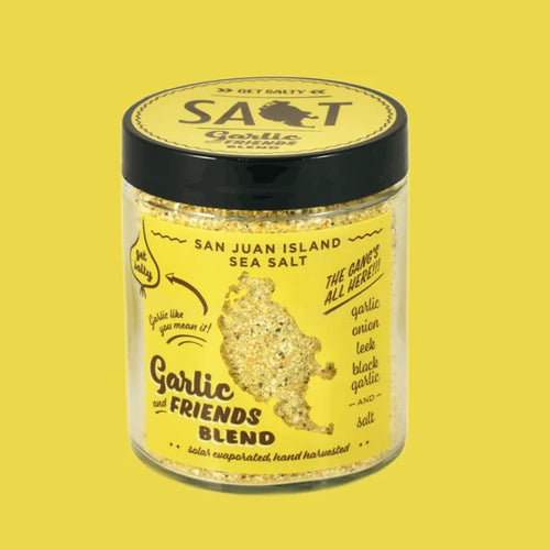 San Juan Island Sea Salt – Garlic and Friends Seasoning Blend