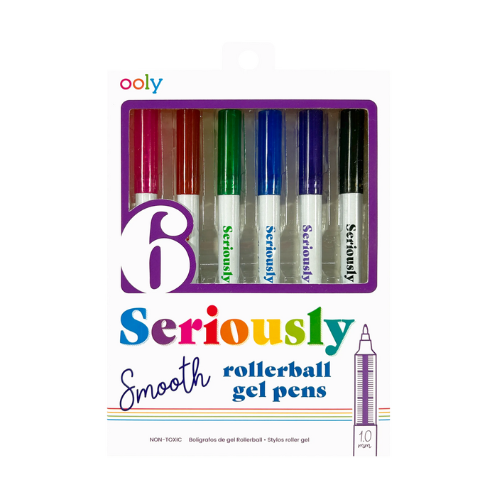 Seriously Smooth Rollerball Gel Pens - 6