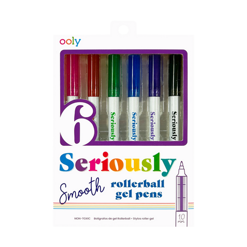 Seriously Smooth Rollerball Gel Pens - 6