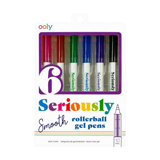 Seriously Smooth Rollerball Gel Pens - 6