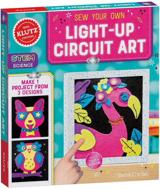 Sew your own Light-up Circuit Art