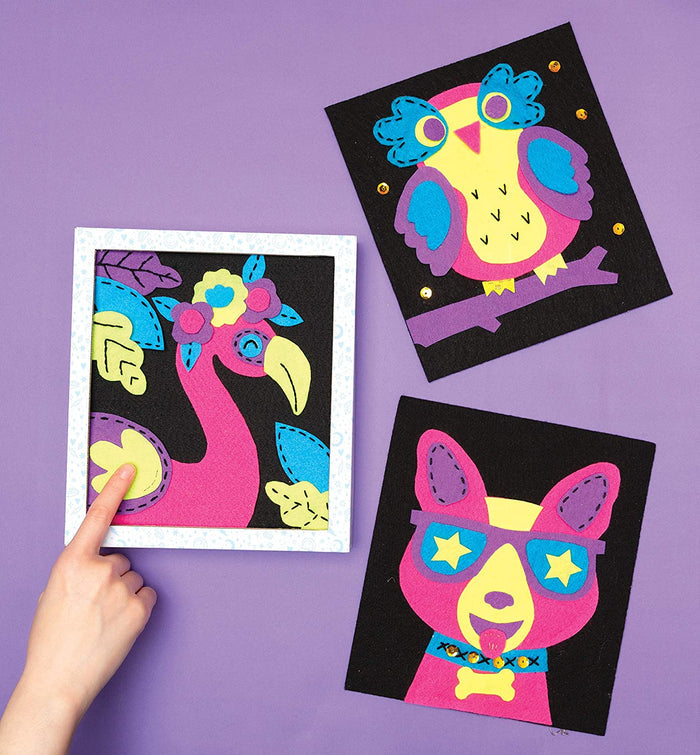Sew your own Light-up Circuit Art