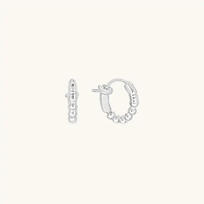 Sierra Winter - Bailey Hoop Earrings in Silver