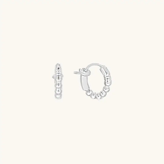 Sierra Winter - Bailey Hoop Earrings in Silver