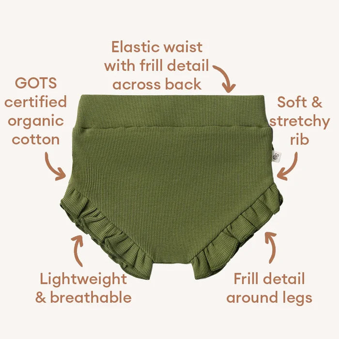 Snuggle Hunny Organic Bloomers - Olive