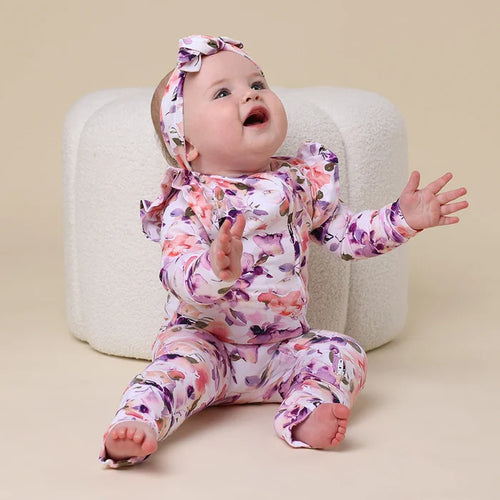 Snuggle Hunny Organic Snugglesuit - Blushing Beauty