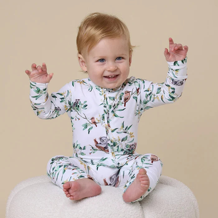 Snuggle Hunny Organic Snugglesuit - Eucalypt