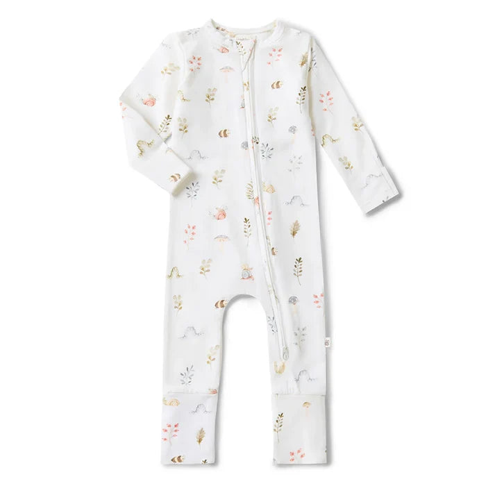 Snuggle Hunny Organic Snugglesuit - Garden Friends