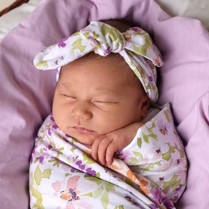 Snuggle Hunny Organic Top Knot Headband - Isla