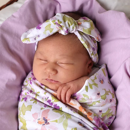 Snuggle Hunny Organic Top Knot Headband - Isla
