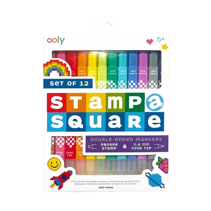 Stamp-A-Square Double-Ended Stamp Markers