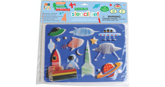 Stencil & Pencil Double Pack - In the Sky