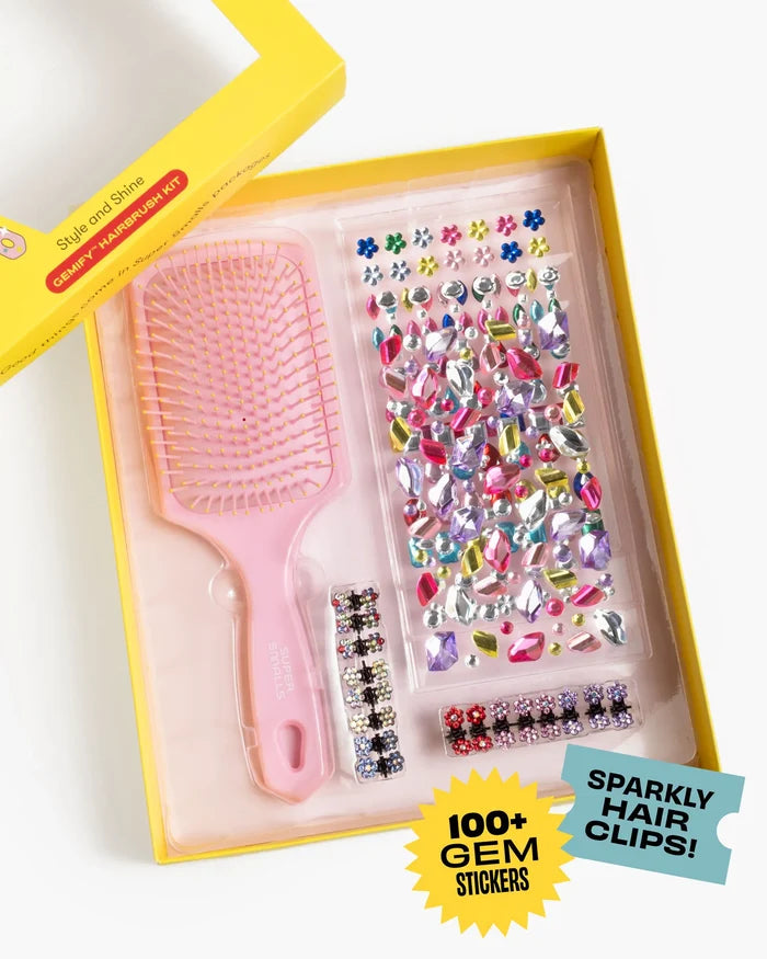Super Smalls – Style and Shine Gemify Hairbrush Kit