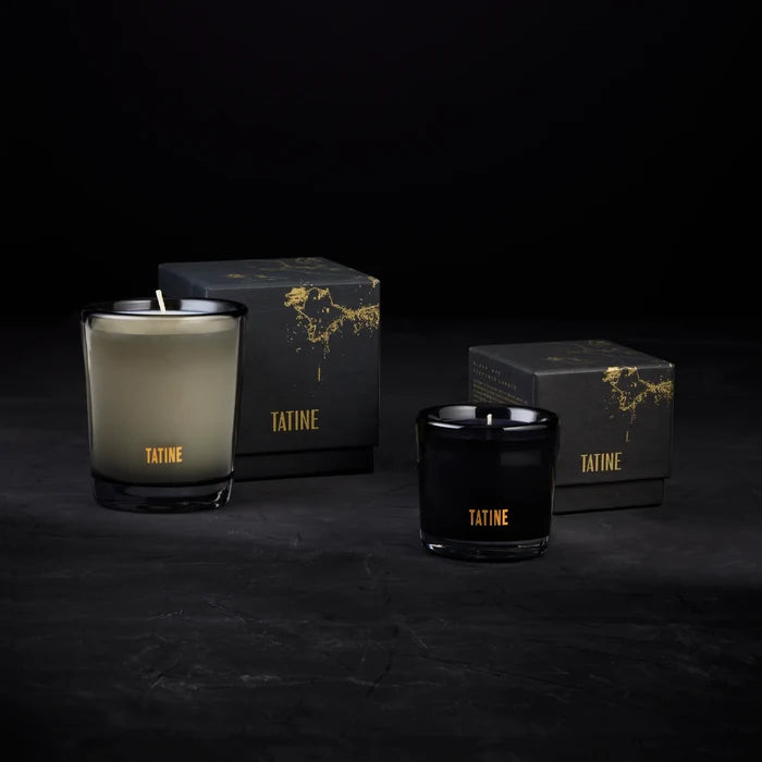 Tatine - Kashmir Candle – 3oz Petite Black Wax