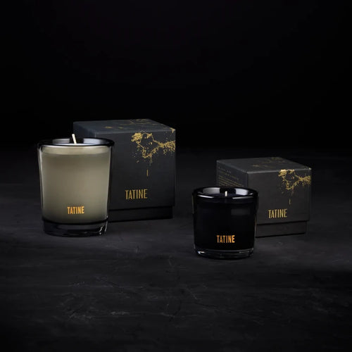 Tatine - Kashmir Candle – 3oz Petite Black Wax