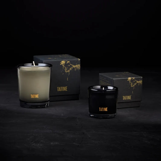 Tatine - Kashmir Candle – 3oz Petite Black Wax