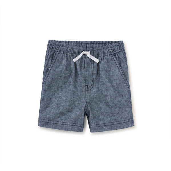 Tea Collection – Chambray Shorts in Indigo