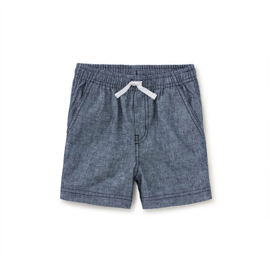 Tea Collection – Chambray Shorts in Indigo