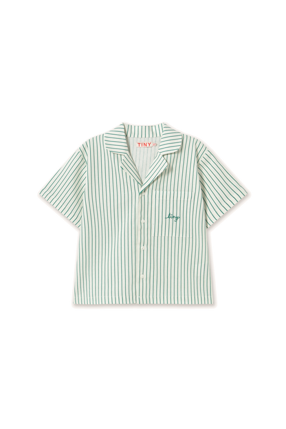 Tiny Cottons – Emerald Stripes Shirt