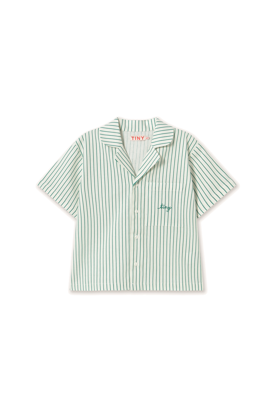Tiny Cottons – Emerald Stripes Shirt