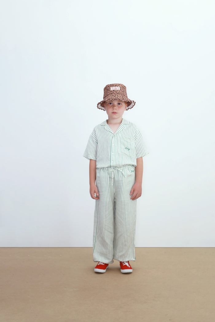 Tiny Cottons – Emerald Stripes Shirt