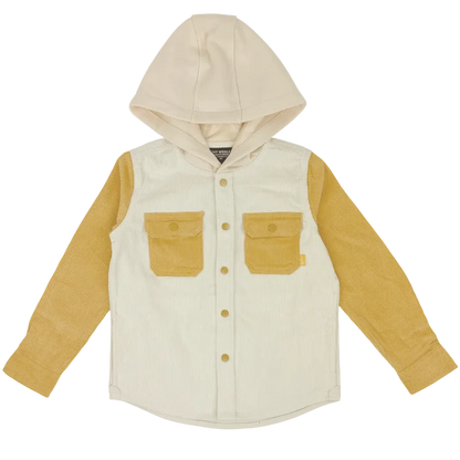 Tiny Whales – Sun Valley Shirt Jacket in Sunshine Cord