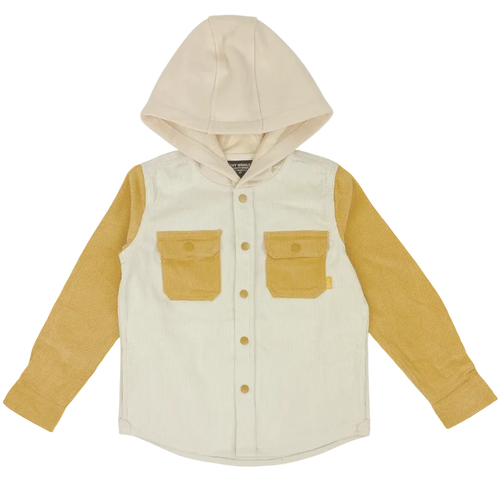 Tiny Whales – Sun Valley Shirt Jacket in Sunshine Cord