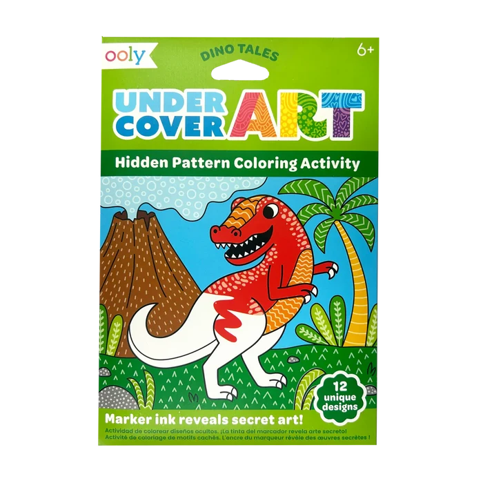 Undercover Art Hidden Patterns - Dino Tales