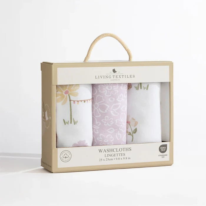 Whimsical Wonderland 3pk Washcloth Gift Set