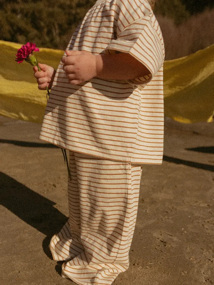 Winnie + Crew - Sawyer Set in Thin Vanilla Ice Stripe