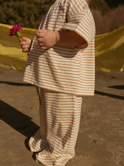 Winnie + Crew - Sawyer Set in Thin Vanilla Ice Stripe