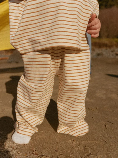 Winnie + Crew - Sawyer Set in Thin Vanilla Ice Stripe