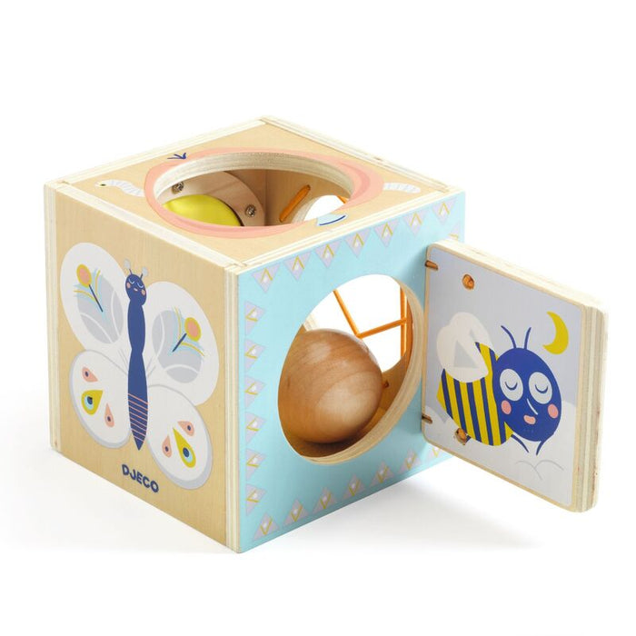 Wooden Baby Hide and Seek Box
