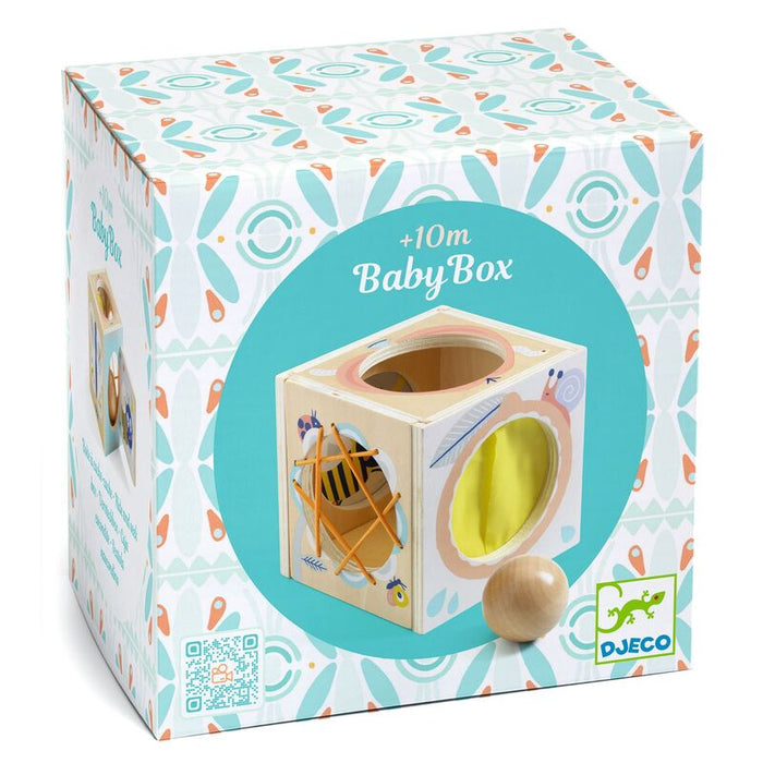 Wooden Baby Hide and Seek Box