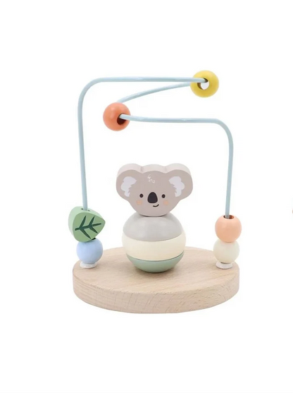 Wooden Koala Stacking Bead Maze
