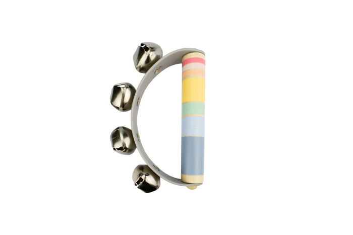 Wooden Rainbow Jingle Bell Shakers