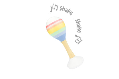 Wooden Rainbow Musical Maracas